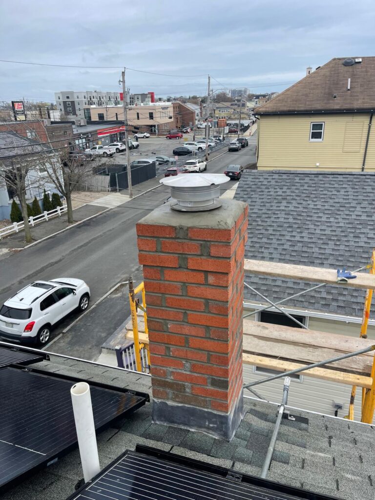 Chimney Rebuild in Taunton, MA